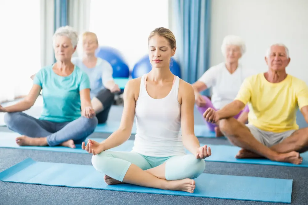 Yoga Poses for Menopause: Improve Sleep, Reduce Stress, and More